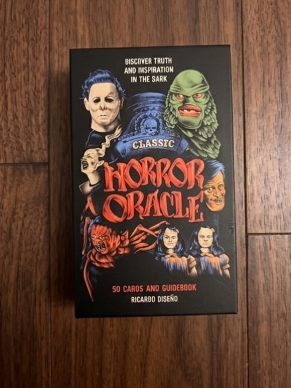 Classic Horror Oracle Card Deck - Black & Red